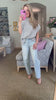 Cozy Cuddles Sweater-Light Gray