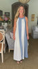 Santorini Seas Maxi Dress