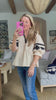 Rosewood Fields Embroidered Top-Ecru