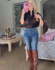 PREORDER: Zenzi Jungle Smocked Top