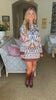 Western Sky Border Mini Dress