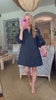 Change of Season Dress-Navy