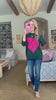 Broken Heart Relaxed Sweater