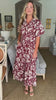 Floral Elegance Midi Dress