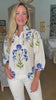 Sweet Florals Top-Cream