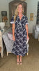 Sunday Social Embroidered Midi Dress