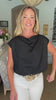 Practically Perfect Bubble Top-Black