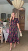 Flora Whim Midi Dress-Black