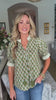 Blossom Drift Botanical Top-Olive