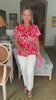 Hazen Floral Pleated Top