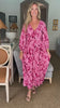 Modern Romance Floral Midi Dress