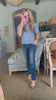 Soft Details Knit Sweater-Blue