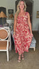 Soft Serenade Floral Midi Dress