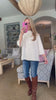 Sweet and Soft Pull Over Sweater-Cream