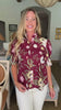 Vineyard Plans Floral Top-Merlot