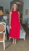 Lots of Love Midi Dress- Red