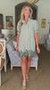 Ivy Days Striped Dress-Green