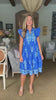 With the Wind Midi Dress-Blue