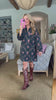 Country Fields Floral Mini Dress