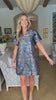 Blooming Personality Jacquard Dress