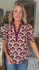PREORDER: Hopeful Dreamer Floral Top-Wine