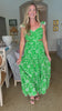 Veranda Views Eyelet Midi Dress-Kelly Green