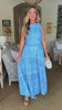 Wrapped in Romance Eyelet Skirt Set-Blue