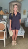 Cool Composure Romper- Ash Black