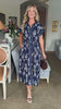 Botanical Moment Pattern Midi Dress