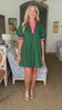 Miss Me Mini Dress-Green