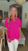 Summer Chill Top-Hot Pink