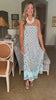 Modern Angles Strapless Dress