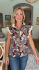 Wine Tasting Floral Top
