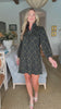 Fleur de Lis Dress-Black