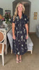Lilyleaf Charm Paisley Print Dress