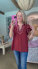 Country Moments Embroidered Top