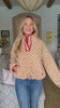 Heart Print Teddy Bear Jacket