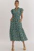 Green Goddess Midi Dress